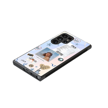taylor mix back phone cover | glass case for samsung galaxy s23 ultra