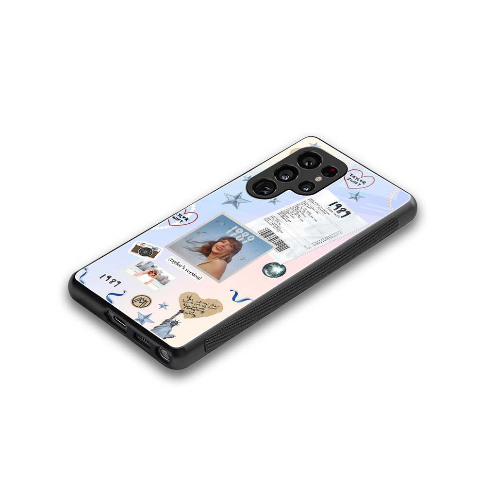 taylor mix back phone cover | glass case for samsung galaxy s25 ultra