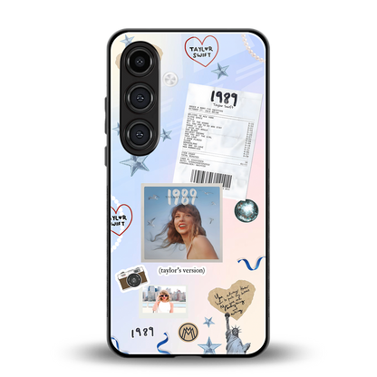 taylor mix back phone cover | glass case for samsung galaxy s23
