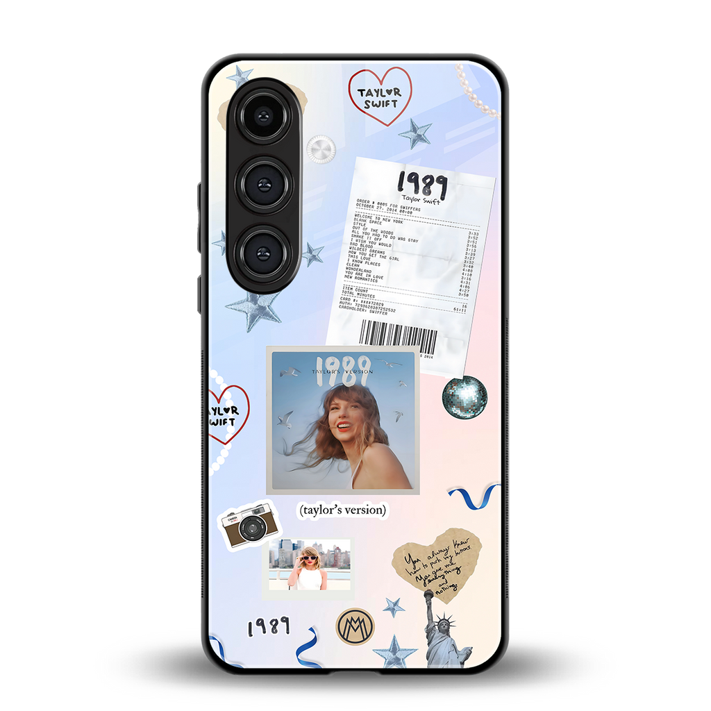 taylor mix back phone cover | glass case for samsung galaxy s24 fe