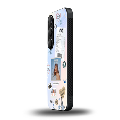 taylor mix back phone cover | glass case for samsung galaxy s23