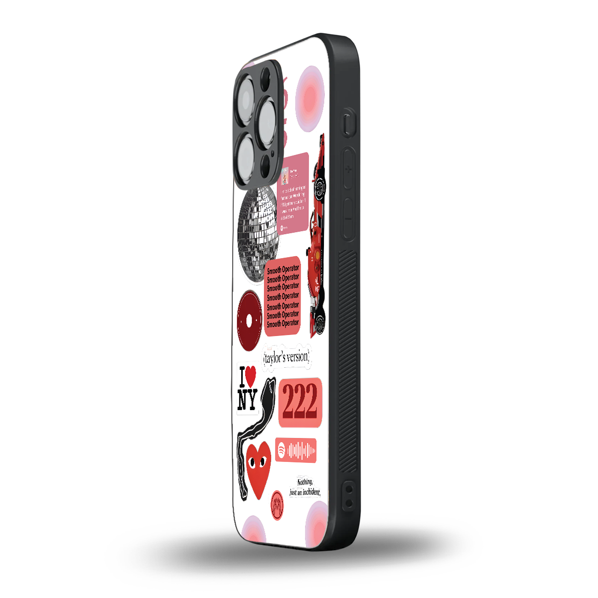 taylor swift fusion back phone cover | glass case for iphone 13 pro max