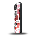 taylor swift fusion back phone cover | glass case for iphone 15 plus