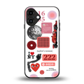 taylor swift fusion back phone cover | glass case for iphone 16 plus