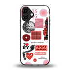 taylor swift fusion back phone cover | glass case for iphone 16 plus