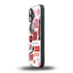 taylor swift fusion back phone cover | glass case for iphone 16 plus