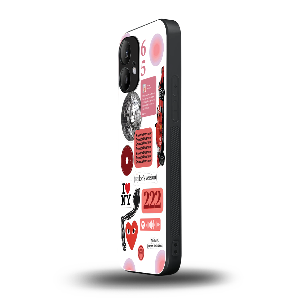 taylor swift fusion back phone cover | glass case for nothing phone 2
