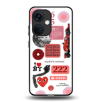 taylor swift fusion back phone cover | glass case for oneplus nord ce 3