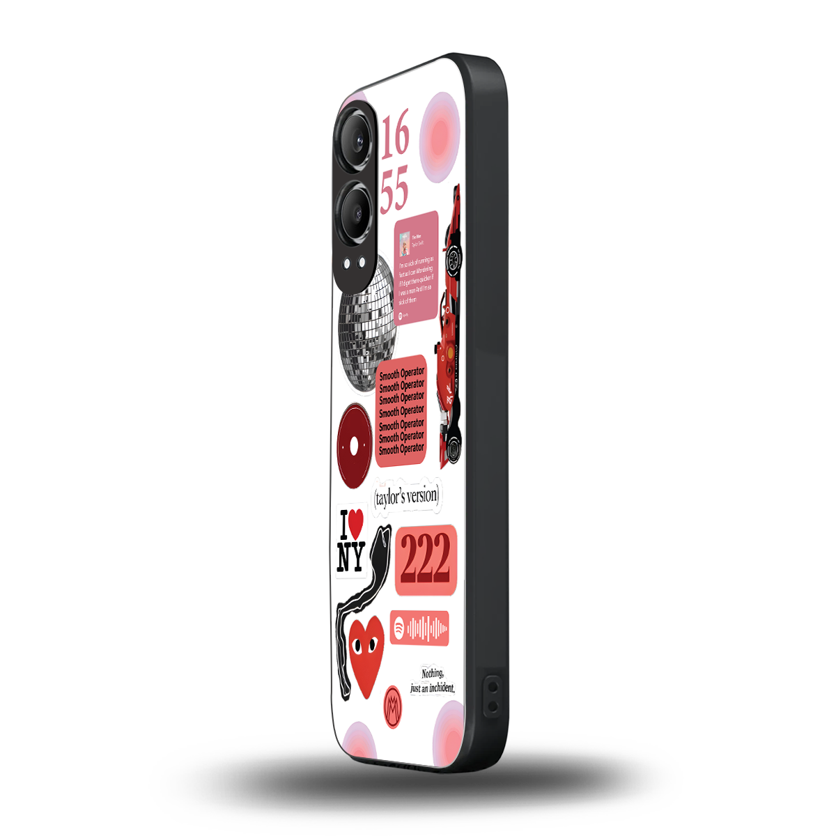 taylor swift fusion back phone cover | glass case for oneplus nord ce 4 lite