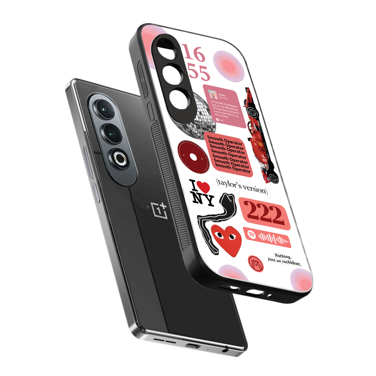 taylor swift fusion back phone cover | glass case for oneplus nord ce 4
