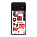 taylor swift fusion back phone cover | glass case for google pixel 6 pro