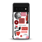 taylor swift fusion back phone cover | glass case for google pixel 6 pro