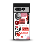 taylor swift fusion back phone cover | glass case for google pixel 7 pro