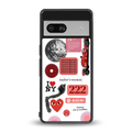 taylor swift fusion back phone cover | glass case for Google Pixel 7