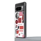taylor swift fusion back phone cover | glass case for google pixel 8 pro