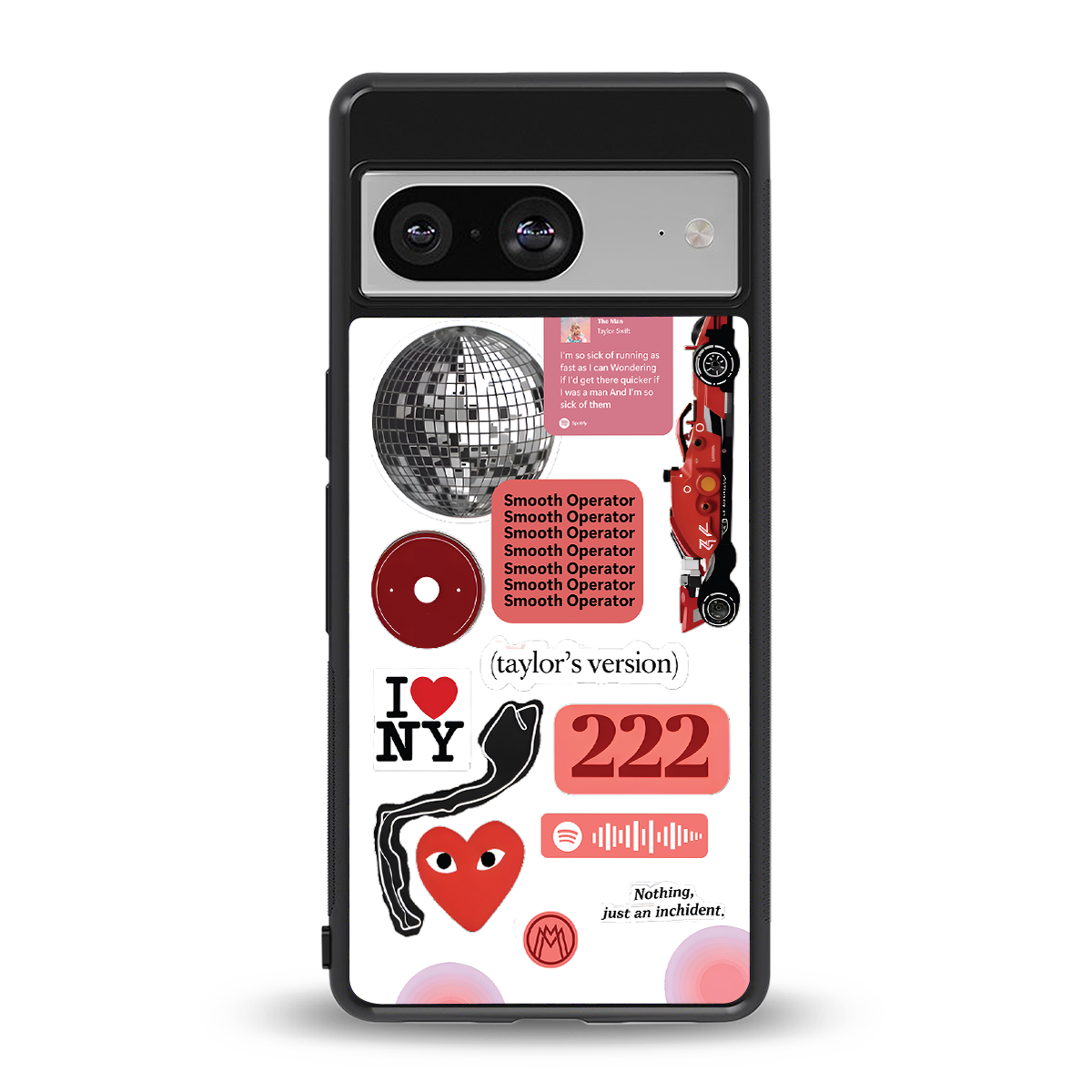 taylor swift fusion back phone cover | glass case for Google Pixel 8