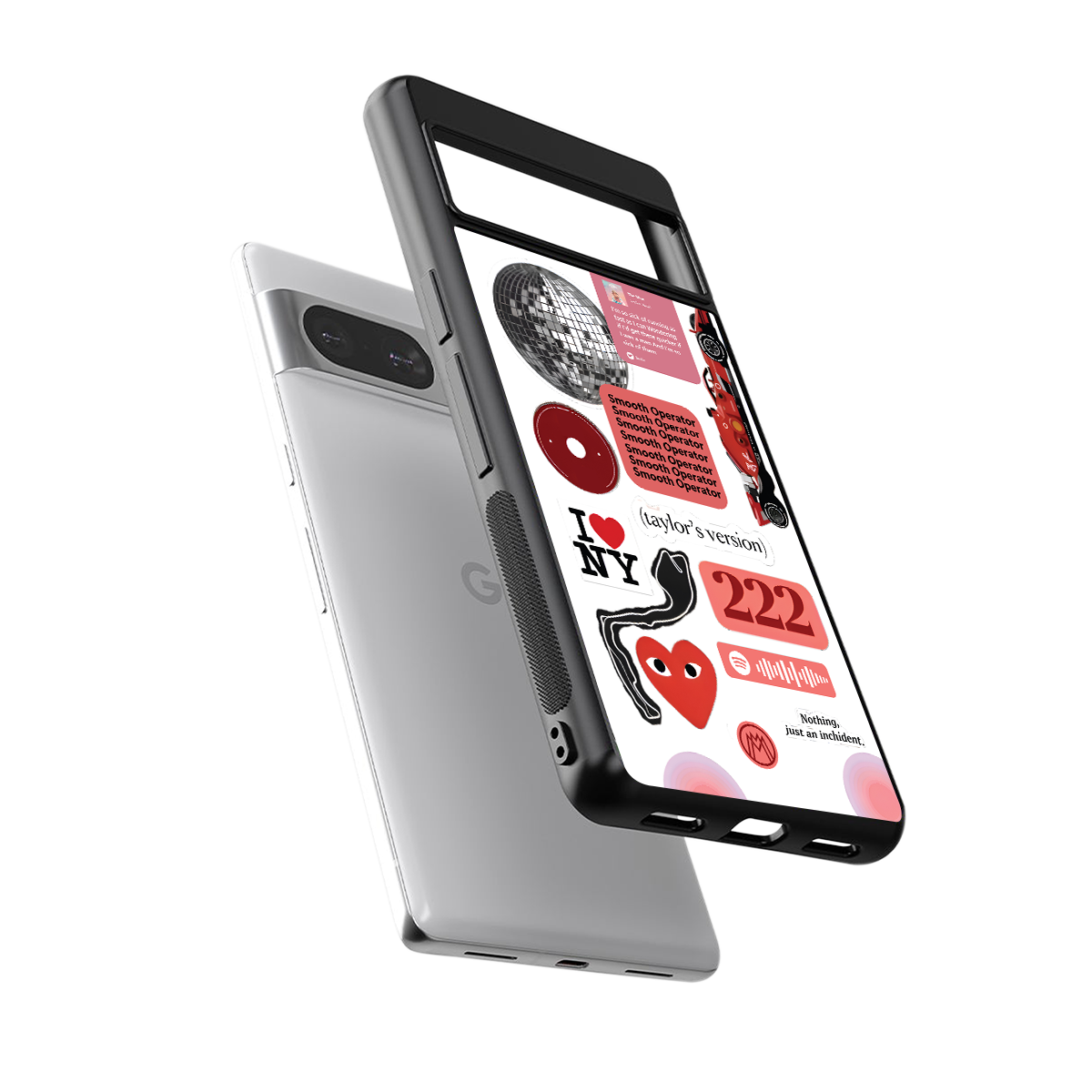 taylor swift fusion back phone cover | glass case for Google Pixel 8