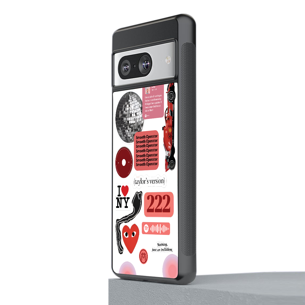 taylor swift fusion back phone cover | glass case for Google Pixel 8