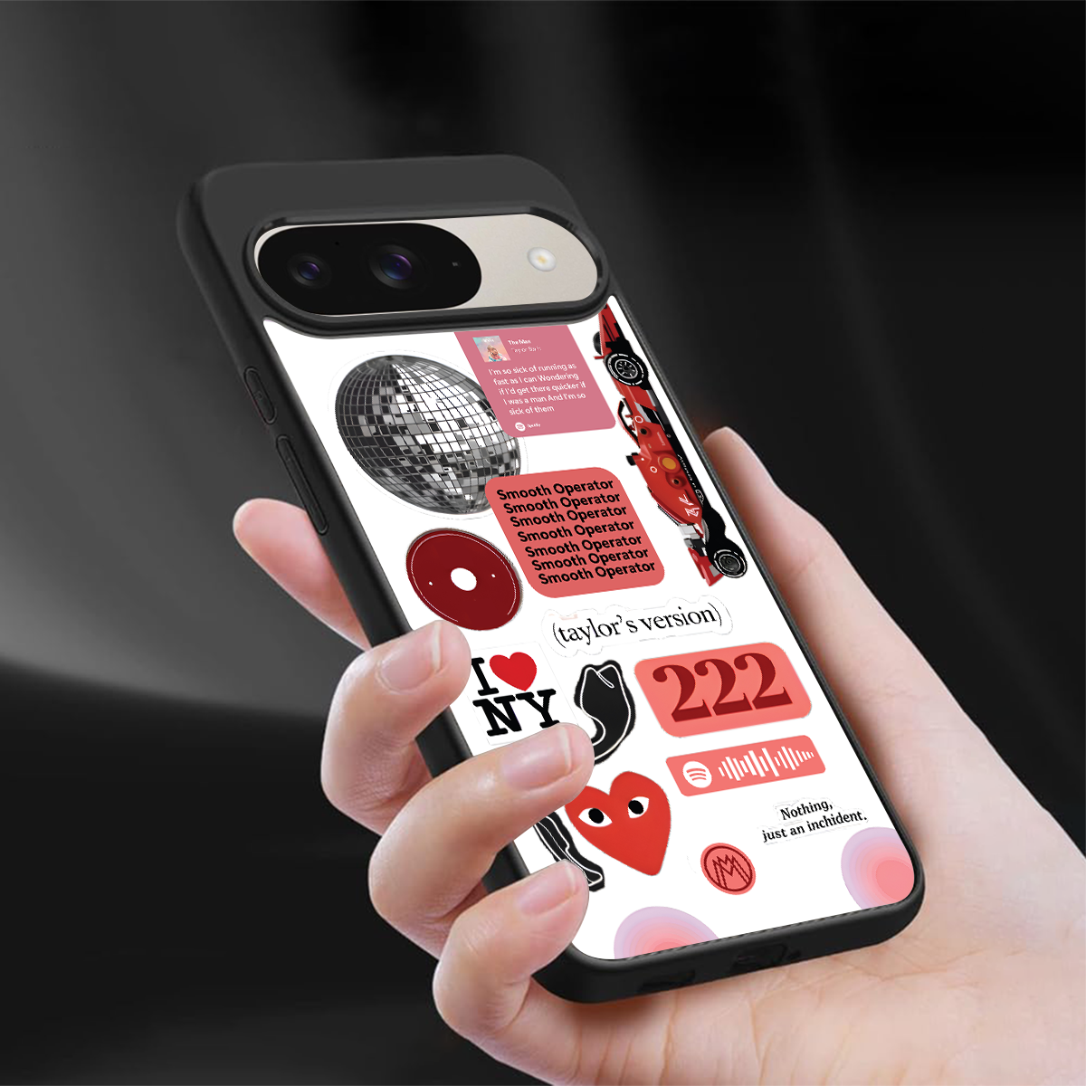 taylor swift fusion back phone cover | glass case for google pixel 9