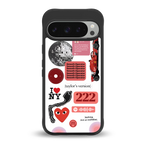 taylor swift fusion back phone cover | glass case for google pixel 9 pro