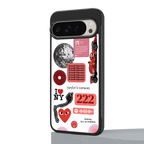 taylor swift fusion back phone cover | glass case for google pixel 9 pro