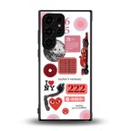 taylor swift fusion back phone cover | glass case for samsung galaxy s23 ultra