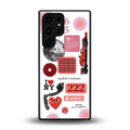 taylor swift fusion back phone cover | glass case for samsung galaxy s25 ultra
