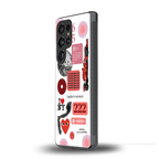 taylor swift fusion back phone cover | glass case for samsung galaxy s25 ultra