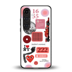 taylor swift fusion back phone cover | glass case for samsung galaxy s24 fe