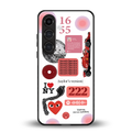 taylor swift fusion back phone cover | glass case for samsung galaxy s25 plus