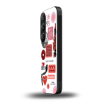 taylor swift fusion back phone cover | glass case for samsung galaxy s24 plus