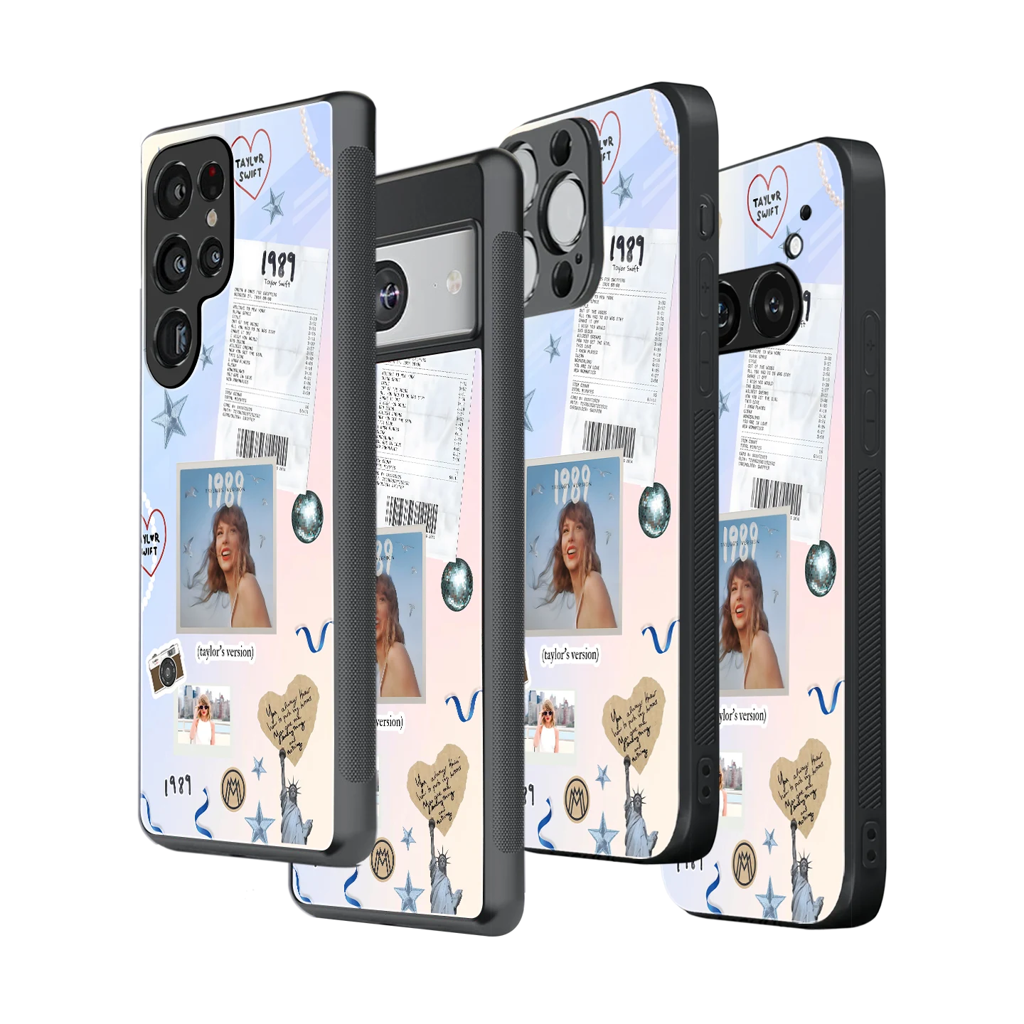 Stylish Glass Back Case for All Smartphones – iPhone, Samsung, OnePlus, Pixel, Redmi, Oppo, Vivo, Motorola