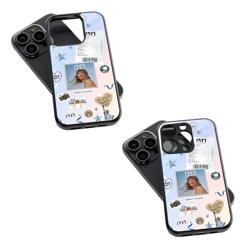 Trendy Glass Back Mobile Case for iPhone, Samsung, Redmi, OnePlus, Google Pixel, Motorola