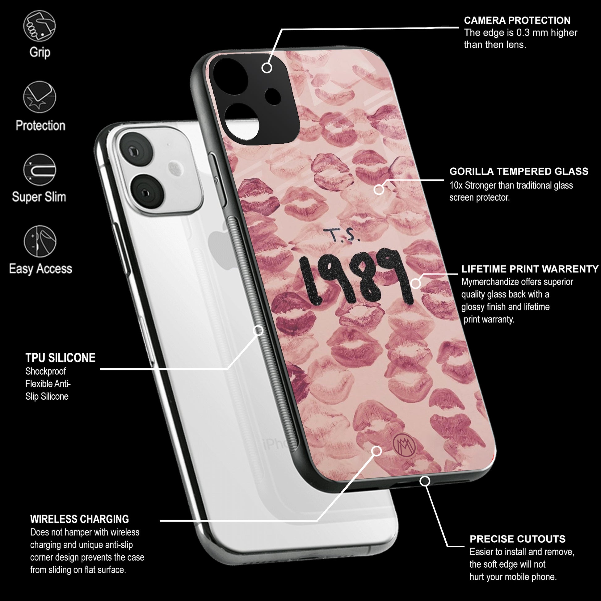 Mobile Phone Cover | Glass Back Case