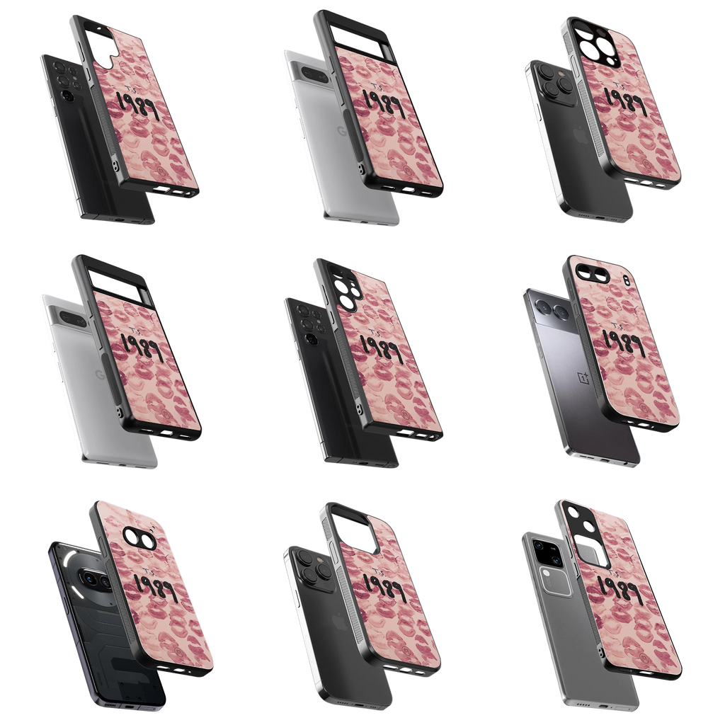 Durable Glass Back Mobile Case for iPhone, Samsung, OnePlus, Google Pixel, Redmi, Vivo, Oppo