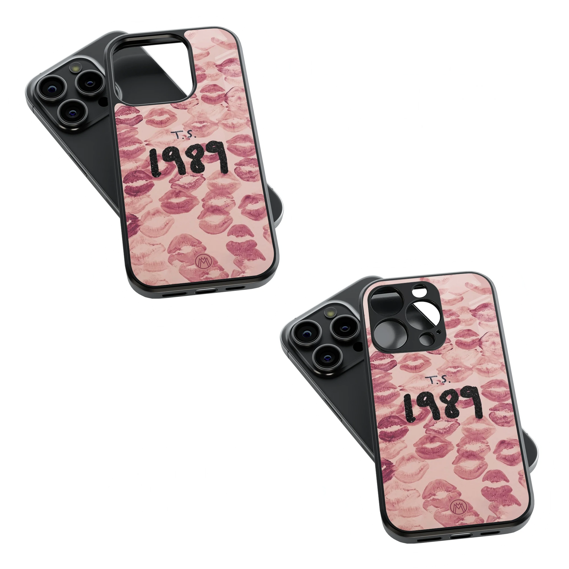 Trendy Glass Back Mobile Case for iPhone, Samsung, Redmi, OnePlus, Google Pixel, Motorola