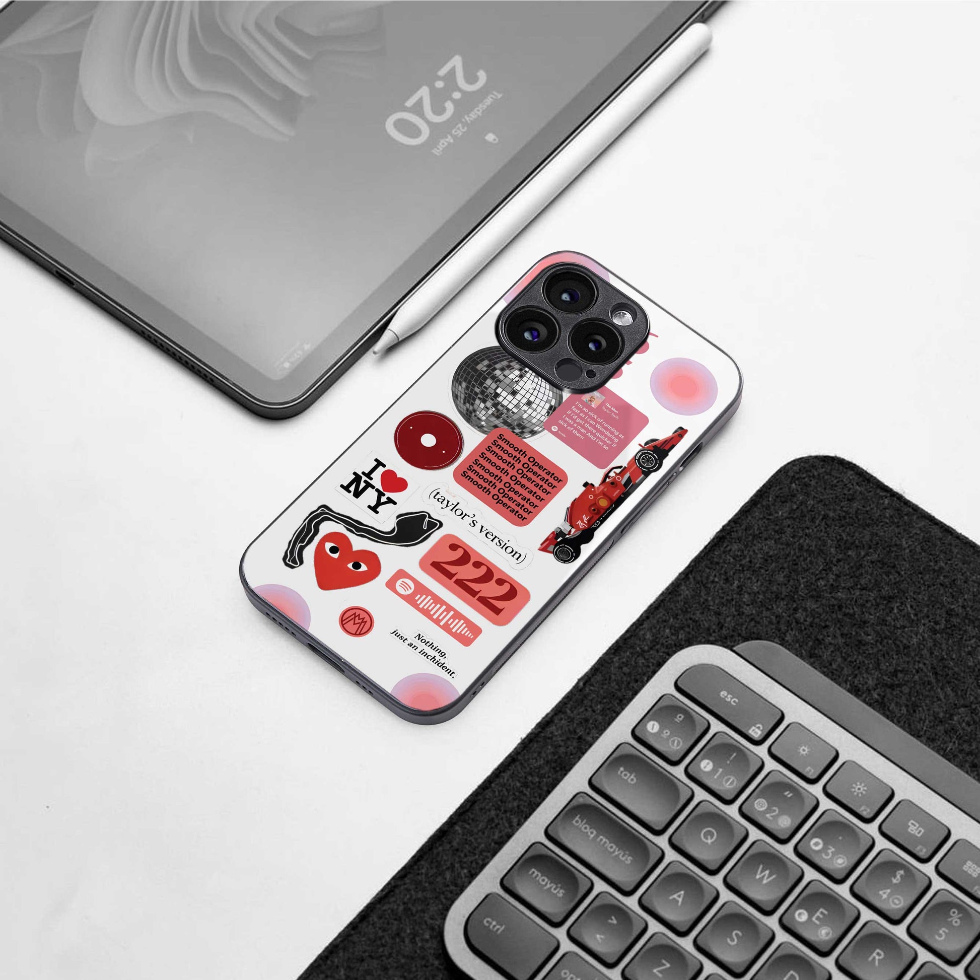 taylor swift fusion back phone cover | glass case for iphone 13 mini
