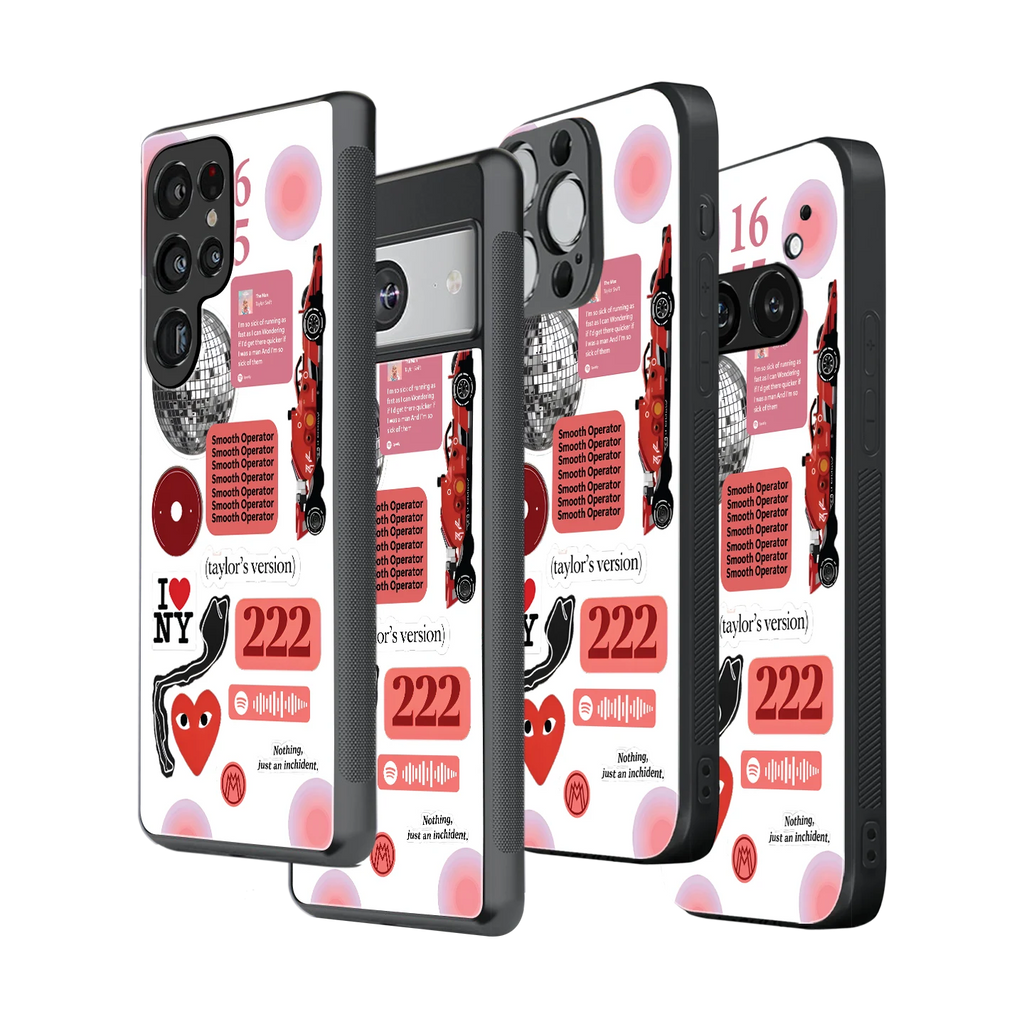 Stylish Glass Back Case for All Smartphones – iPhone, Samsung, OnePlus, Pixel, Redmi, Oppo, Vivo, Motorola