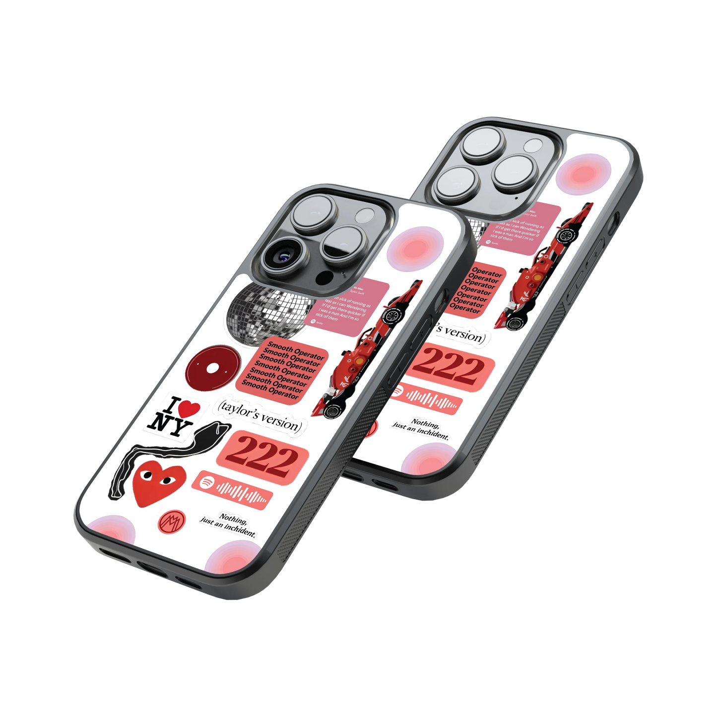 Protective Glass Back Phone Case Compatible with iPhone, Samsung, OnePlus, Pixel & More