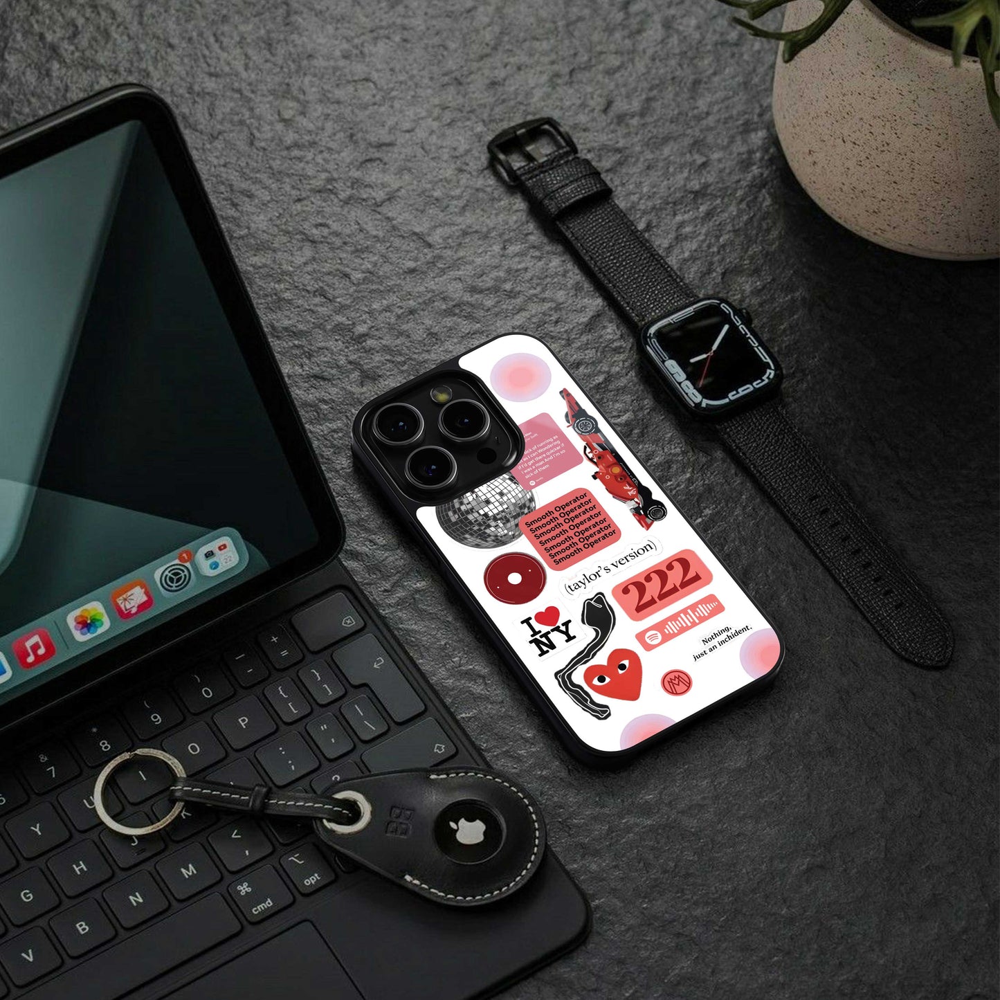 taylor swift fusion back phone cover | glass case for samsung galaxy s23 plus