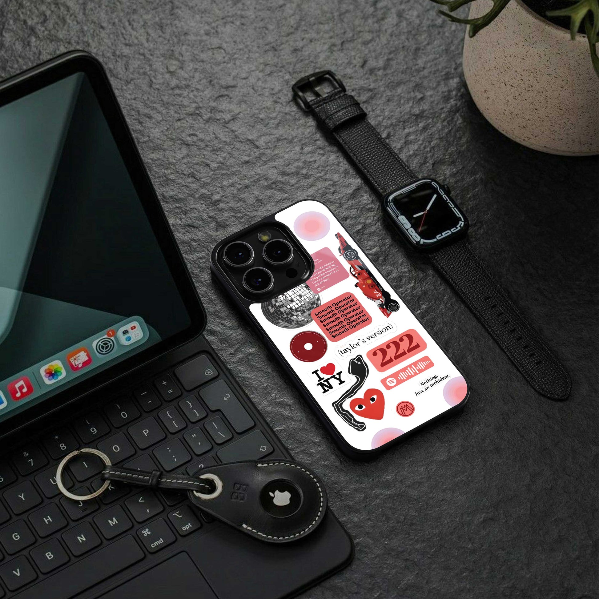 taylor swift fusion back phone cover | glass case for samsung galaxy s24