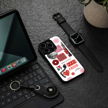 taylor swift fusion back phone cover | glass case for samsung galaxy s24