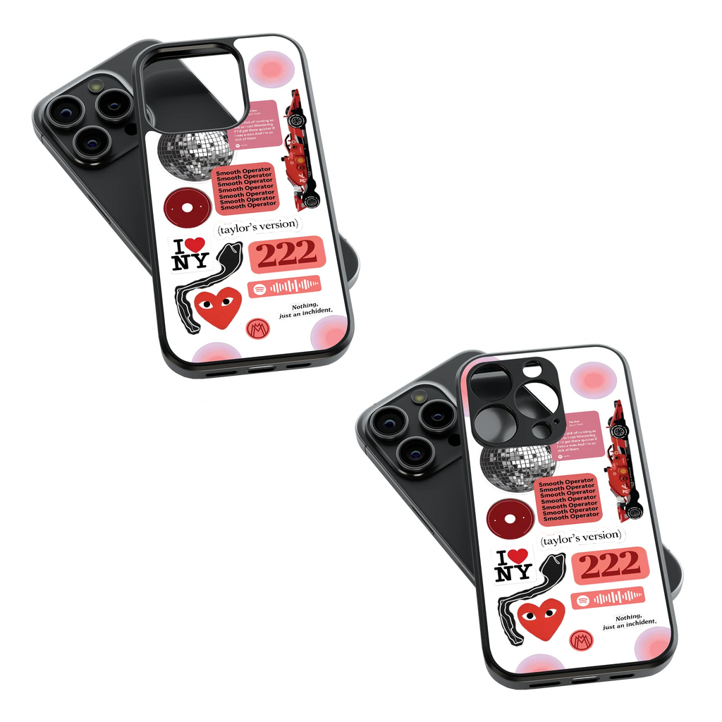 Trendy Glass Back Mobile Case for iPhone, Samsung, Redmi, OnePlus, Google Pixel, Motorola