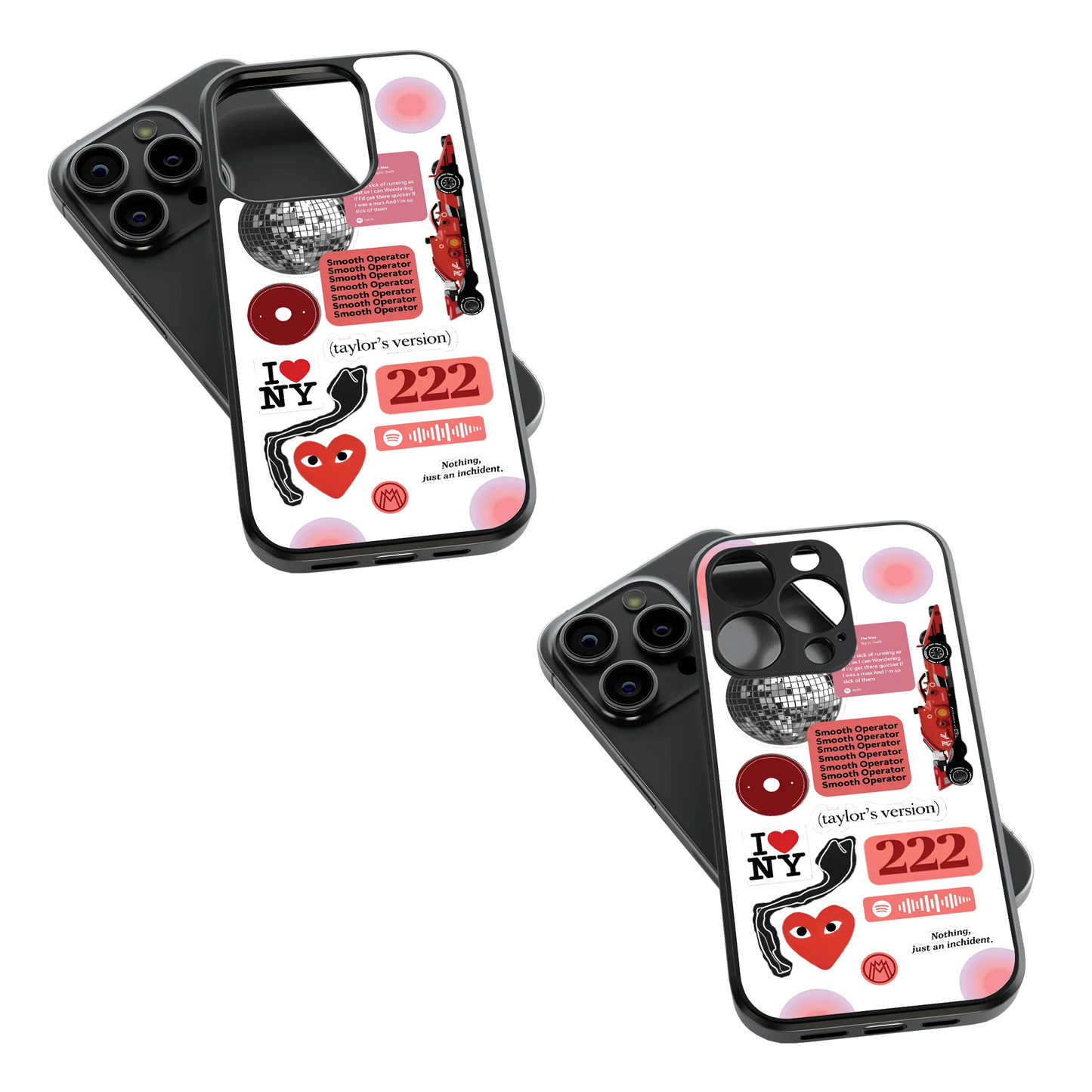 Trendy Glass Back Mobile Case for iPhone, Samsung, Redmi, OnePlus, Google Pixel, Motorola