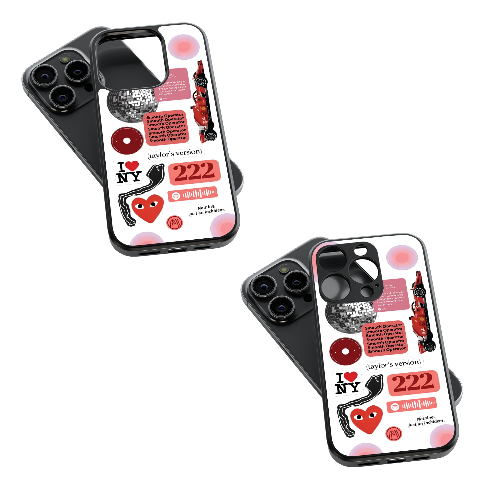 Trendy Glass Back Mobile Case for iPhone, Samsung, Redmi, OnePlus, Google Pixel, Motorola