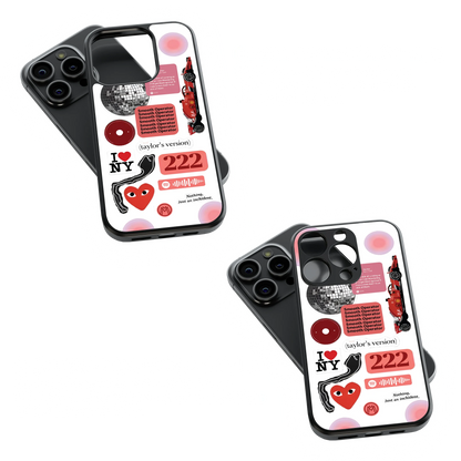 Trendy Glass Back Mobile Case for iPhone, Samsung, Redmi, OnePlus, Google Pixel, Motorola