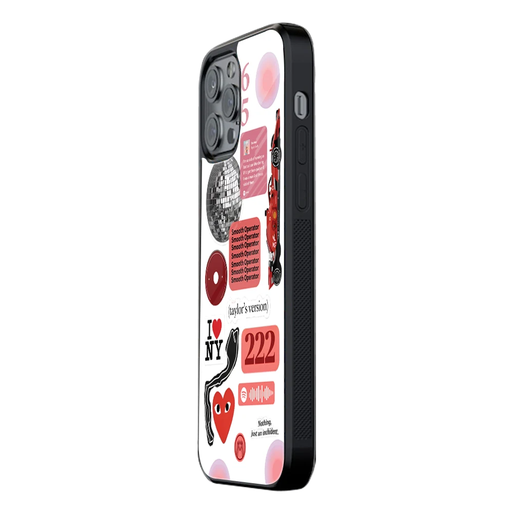 Slim Glass Back Phone Case for Multiple Brands – iPhone, Samsung, Redmi, OnePlus, Oppo, Vivo