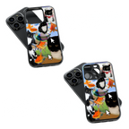 Trendy Glass Back Mobile Case for iPhone, Samsung, Redmi, OnePlus, Google Pixel, Motorola
