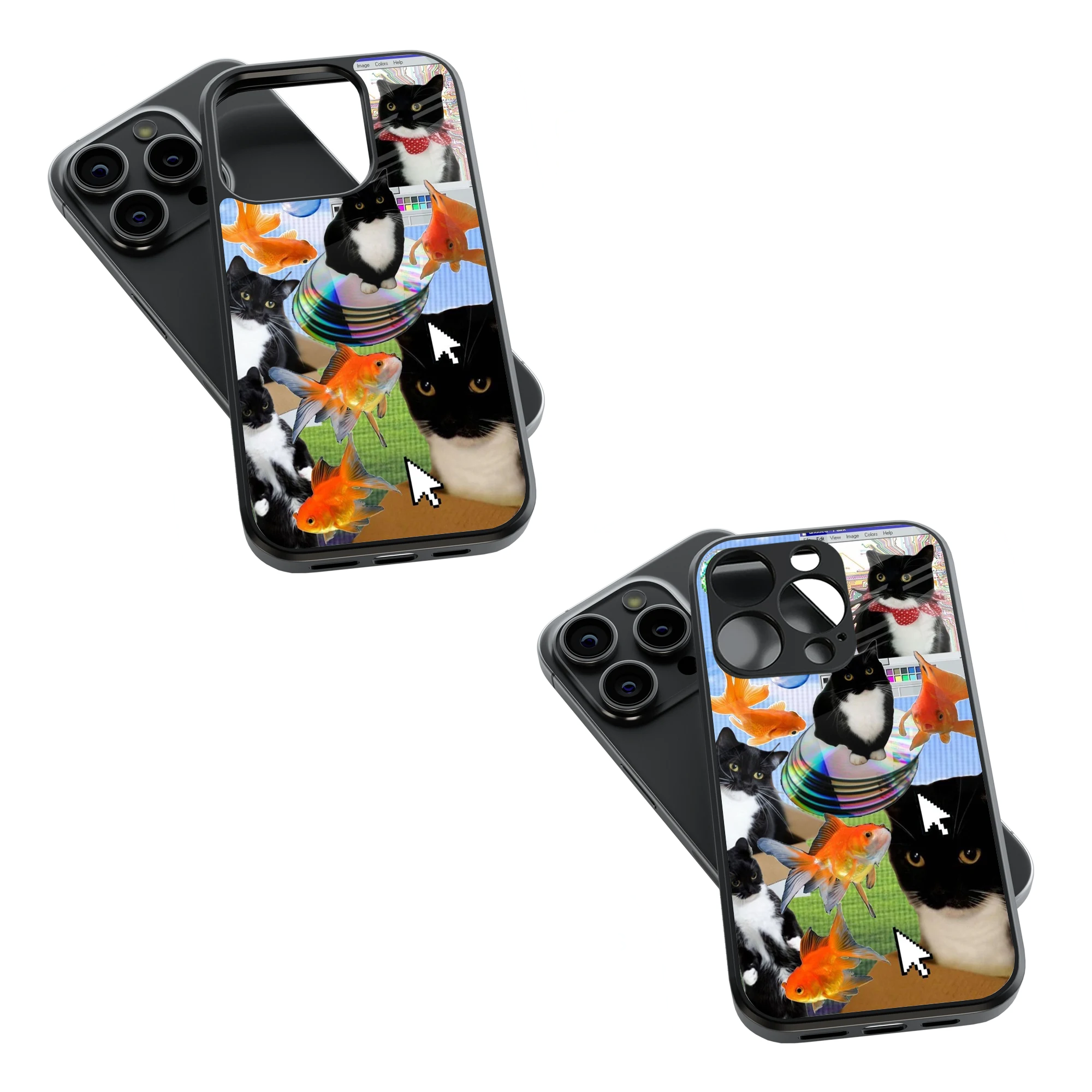 Trendy Glass Back Mobile Case for iPhone, Samsung, Redmi, OnePlus, Google Pixel, Motorola