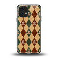 ted checkered pattern back phone cover | glass case for nothing phone 1